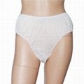 In Stock Disposable Non Woven Lady Underwear Panties For Spa Use Supplier  2