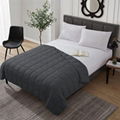 Grey Weighte Blanket Function Innovation Soft Breathable Blanket  1