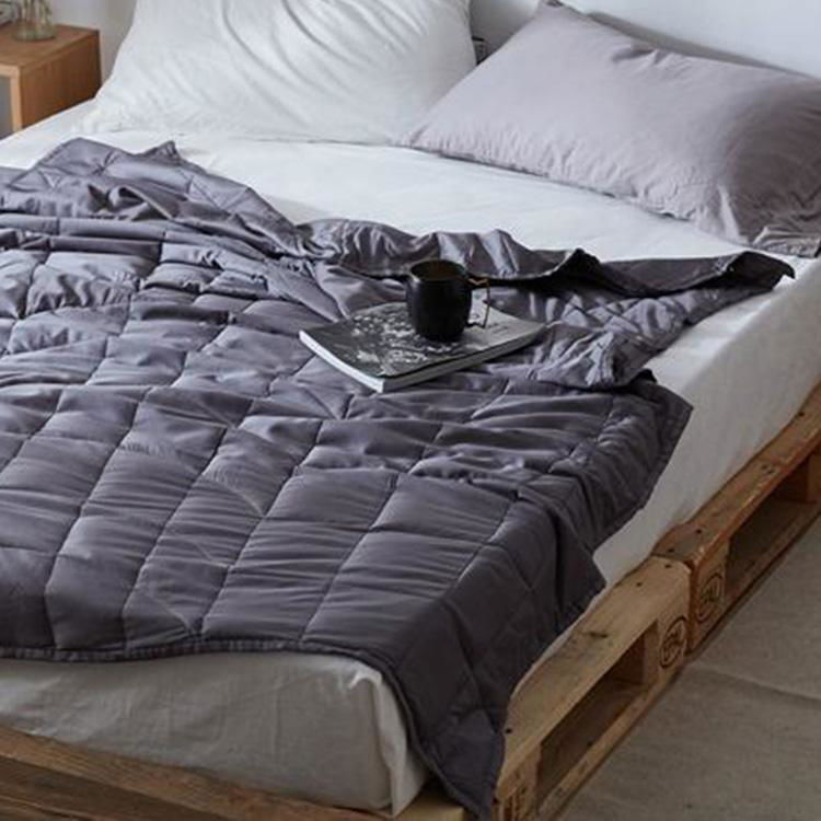 Grey Weighte Blanket Function Innovation Soft Breathable Blanket  2