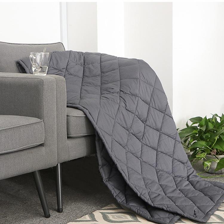 Grey Weighte Blanket Function Innovation Soft Breathable Blanket  5