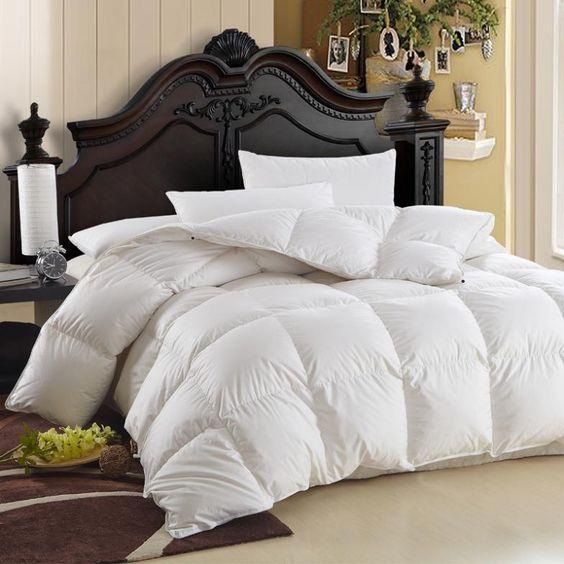 Factory Directly Sale 100% Down Alternative White Antibacterial Comforters 