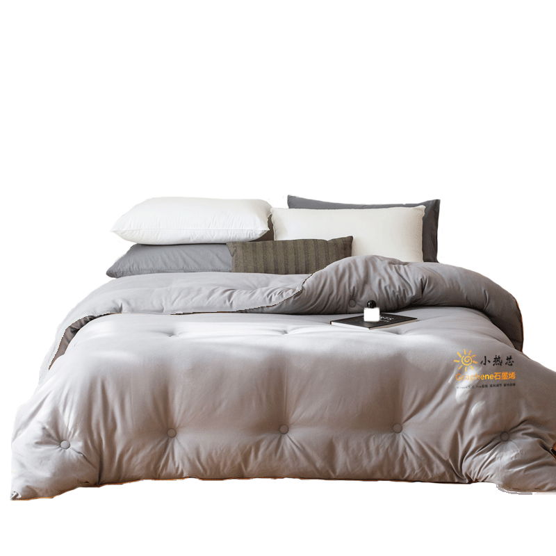 200x230cm Small Heat Core Warm Down Comforter Breathable OEM Bed