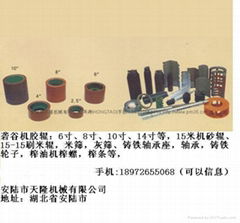 礱谷機膠輥