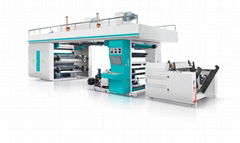 4 color satellite high speed flexographic press