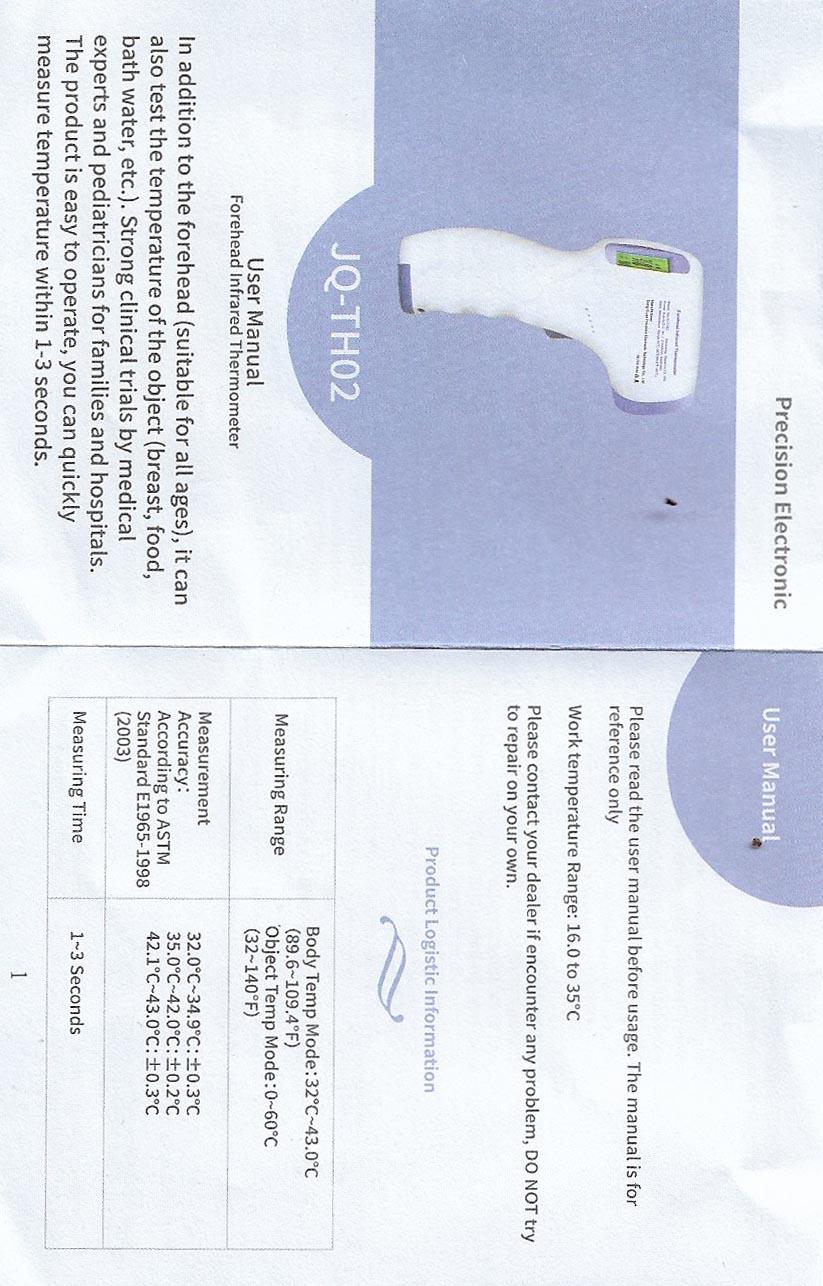 Forehead Infrared Thermometer 3