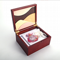 Solid wood perfume packaging box customized exquisite exquisite box cosmetics 4