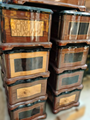 High-end custom cedar wood highlight parquet cigar box moisturizing box