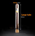 Glass Cigar Tube Portable Cigar Tube Cigar Moisturizing Tube Built-in Cedar Wood