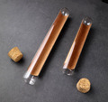Glass Cigar Tube Portable Cigar Tube Cigar Moisturizing Tube Built-in Cedar Wood