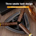 Cigar ashtray creative triangle three-cup large diameter ceramic ashtray