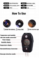 Cigar temperature measurement and humidity instrument