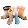 pvc rain shoes for children  3