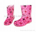 pvc rain shoes for children  4