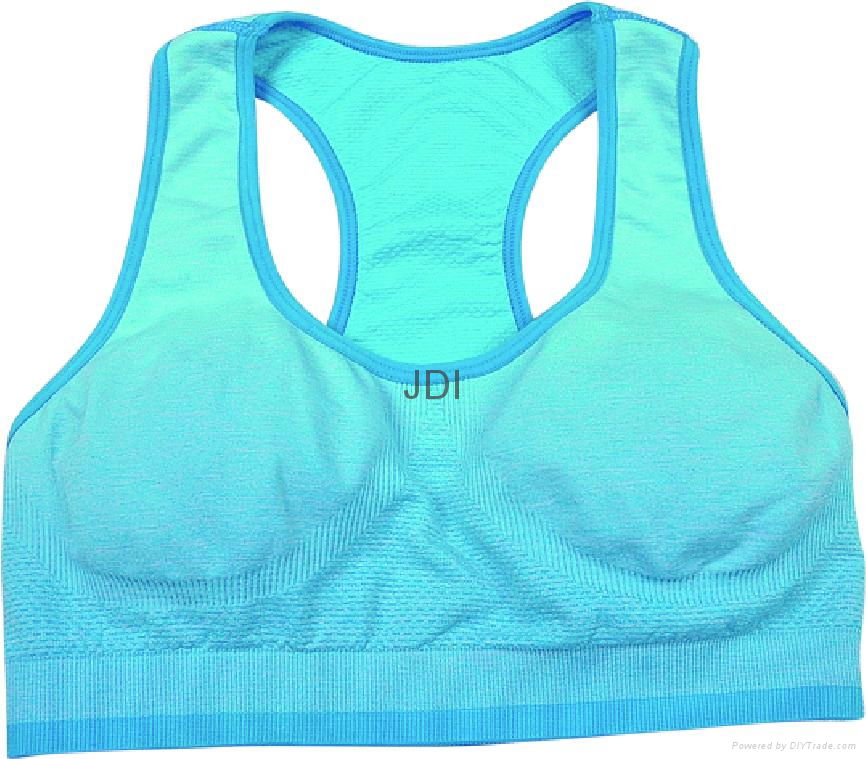 Women's seamless sport bra