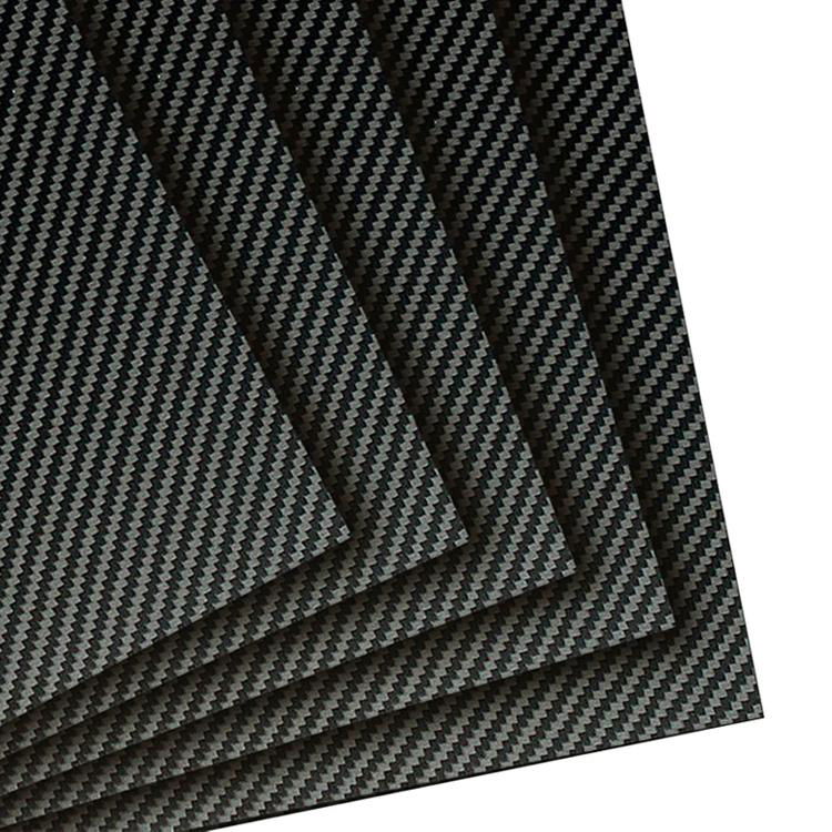 3K碳纤维板 高强度耐高温哑光亮光斜纹碳纤维板材 4