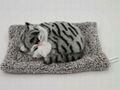 synthetic fur animals sleeping cat