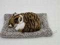 synthetic fur animals sleeping cat