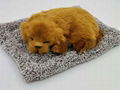 syntheic fur animal  sleeping dog