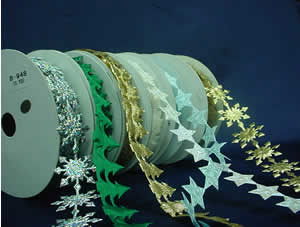 The Christmas decoration- snowflake, five  Cape stars, pine tree