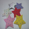 The Christmas decoration- pine tree, snowflake, five Cape stars