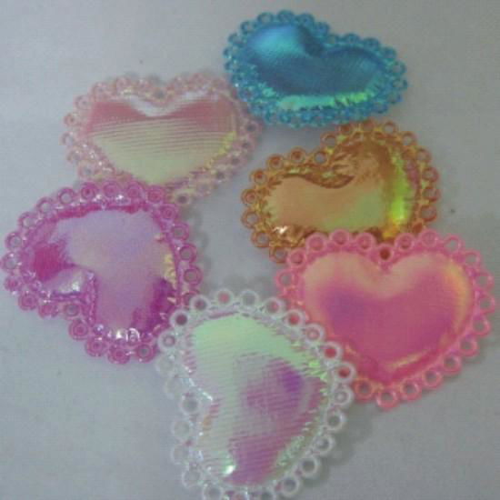 Colorful heart form