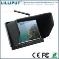 664W 7 inch FPV Monitor With Built-in 5.8GHz Wireless AV Receiver No Blue Screen