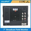 Lilliput 663/O/P2 IPS 7 inch Camera Monitor Applied in Broadcast Field with Wave