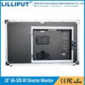 利利普BM280-6G全新6G-SDI技術28寸4K導演監視器3840x2160分辨率 2