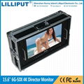 Lilliput BM150-6G 15.6 inch Ultra-HD 4K 6G-SDI Broadcast Monitor