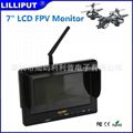 Lilliput 667 FPV 7 inch LCD Wireless Monitor Compatible FPV Camera for Quadcopte