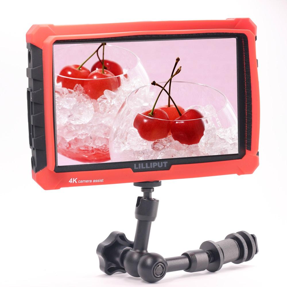 7 inch 4K HDMI On Camera Field Monitor DSLR Monitor With 7" Magic Arm