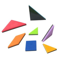 magnetic jigsaw puzzle creative kid' educational toy tangram