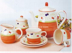 15 PCS PORCELAIN TEA SET