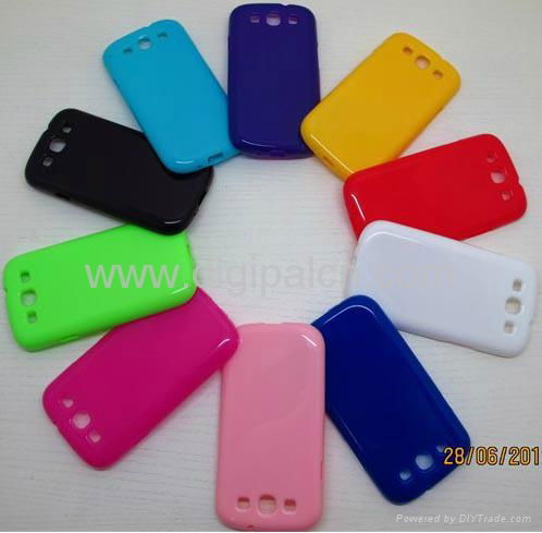 Clear TPU case Samsung i9300 Mobile phone case 4