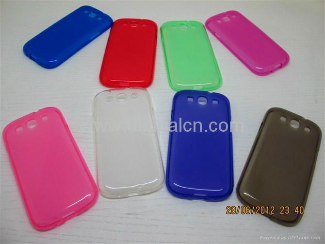 Transparent TPU case Samsung mobile phone case 3