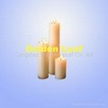 column beeswax candle