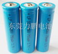 手電筒3.7V14500可充鋰電池750MAH圓柱鋰離子電池 