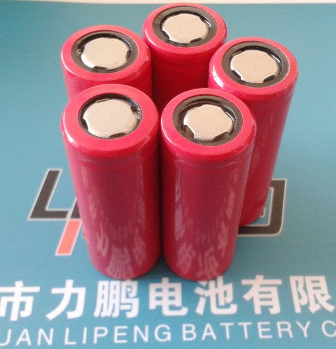 充電頭燈18500鋰電池1400MAH 3.7v帶保護板帶線手電筒 3