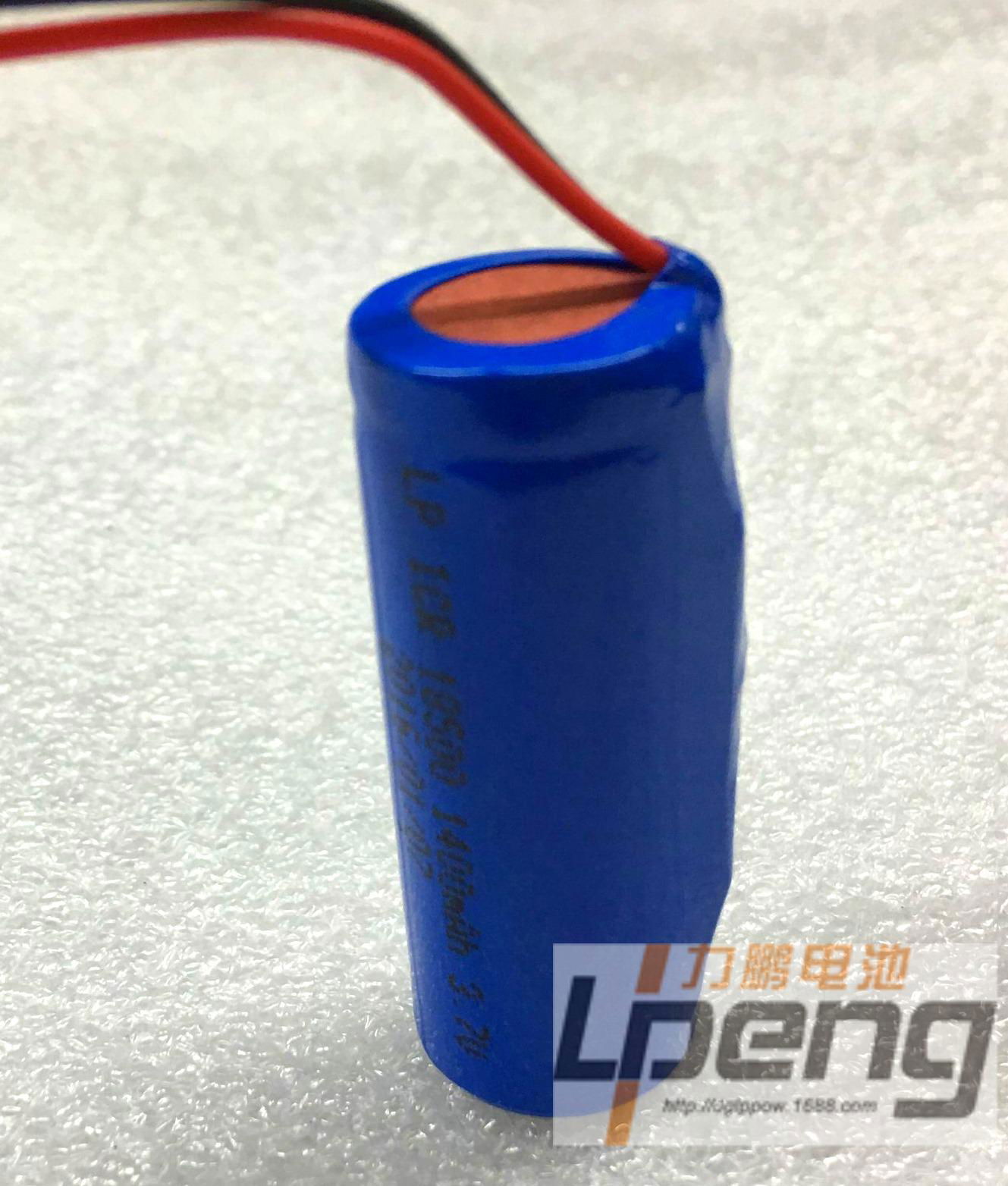 18500 1400MAH 3.7V ICR 4