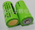 3.7V16340尖頭鋰電池600mah 16340電池組 2