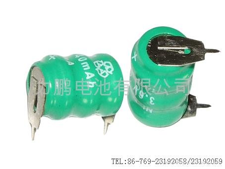 NI-MH Button Rechargeable Batterise 3.6VB40H 2