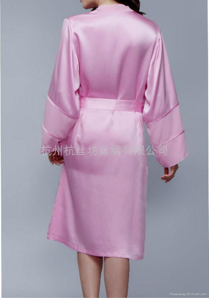絲綢浴袍 5