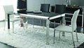 Sell glass and steel dining sets, dining table,SA-5238