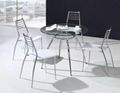 Sell glass dining table,tables,dining sets SA-5215C