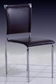 export modern  chrome-plated steel dining chairs 