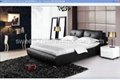 leather bed,bed,double bed,modern bedroom furniture C1080 3