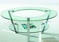 Glass coffee table glass furniture livingroom furniture