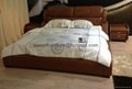 厂家直销新款真皮床 双人皮床1.8米 厂价批发高档真皮软床