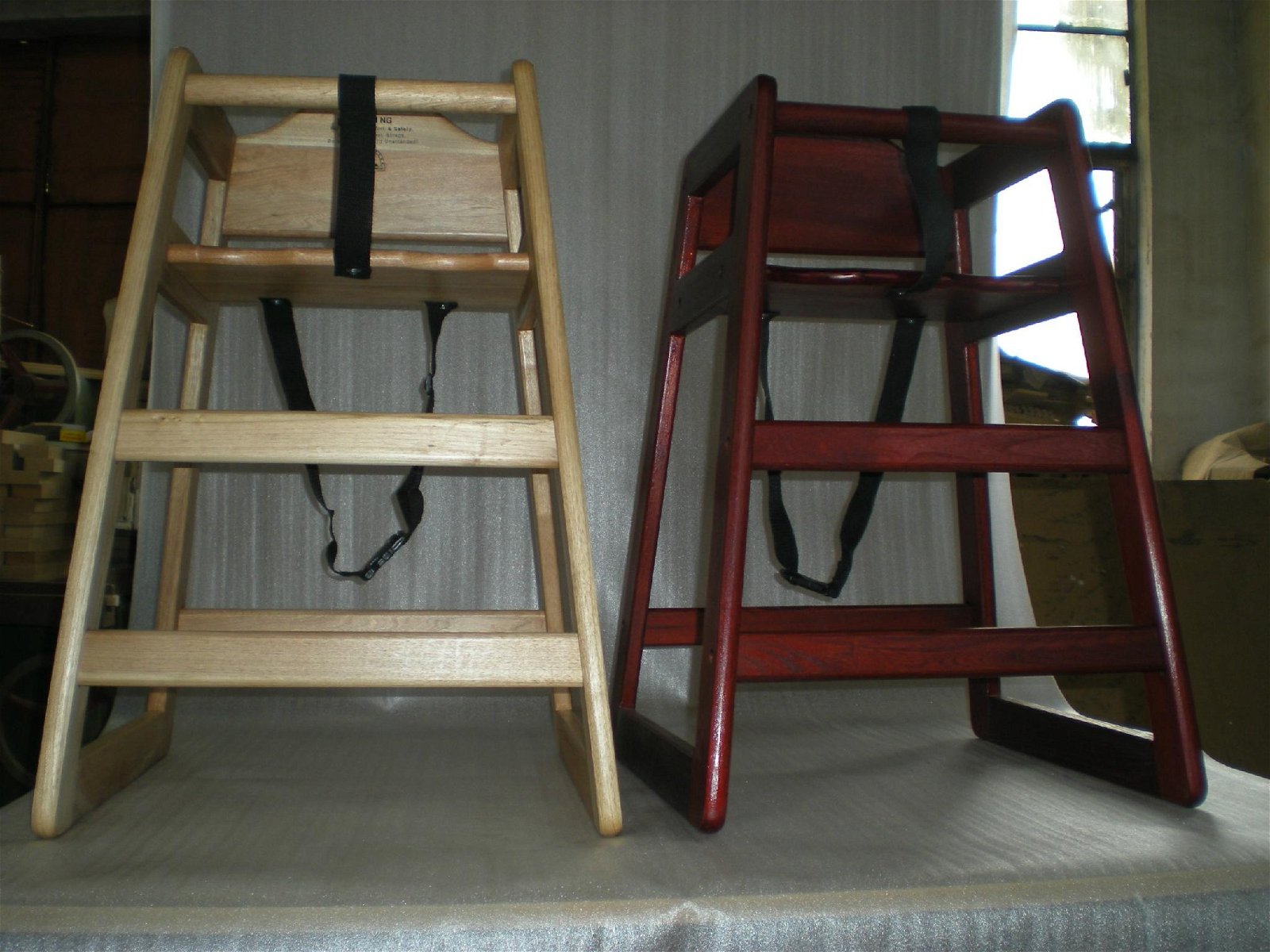 核桃楸木儿童椅子 酒店餐廳椅子 亦訂製橡膠木或櫸木 4