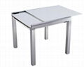 Export brushed aluminium extension table 